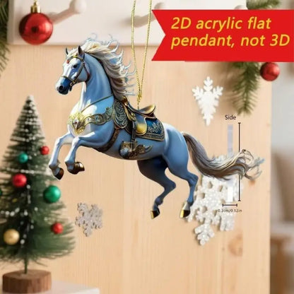 Whimsical Horse Acrylic Pendant™