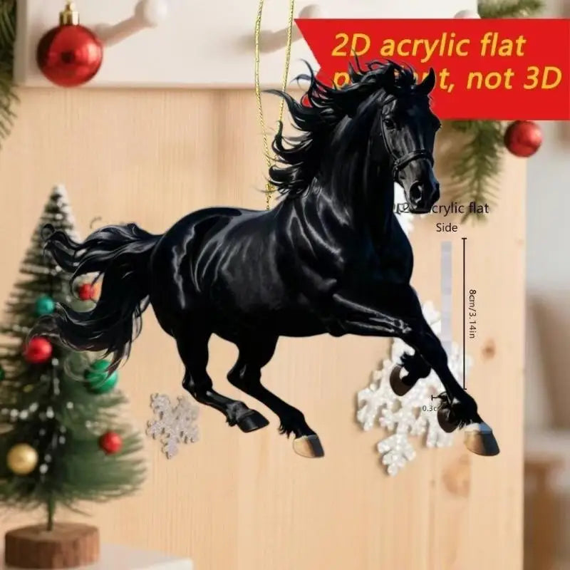 Whimsical Horse Acrylic Pendant™