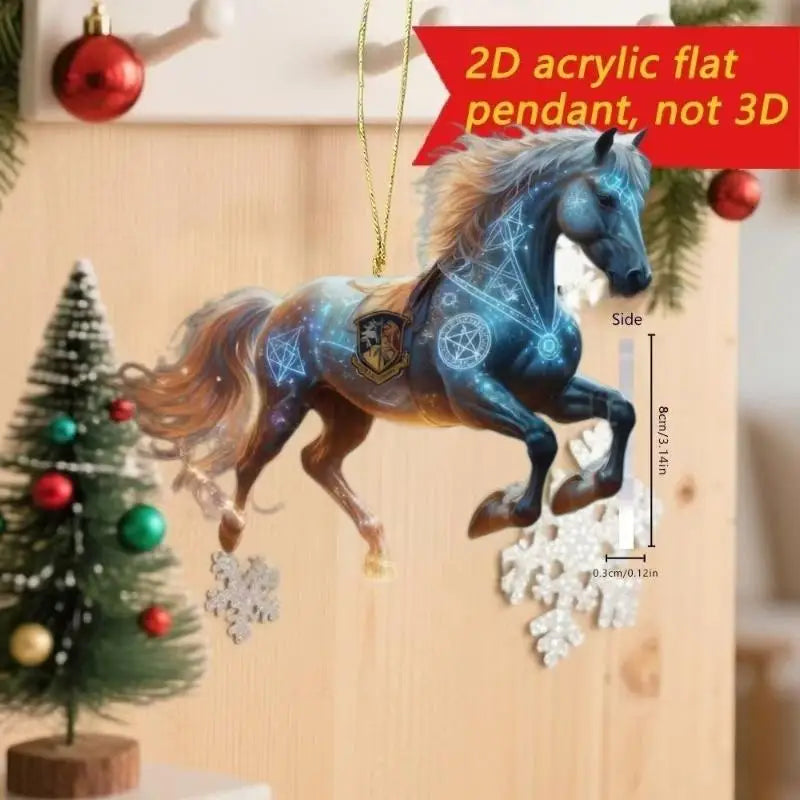 Whimsical Horse Acrylic Pendant™
