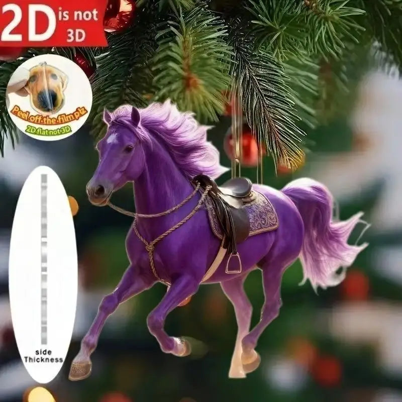 Whimsical Horse Acrylic Pendant™